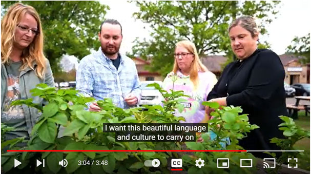 Team members talking about a Native American medicine garden - YouTube